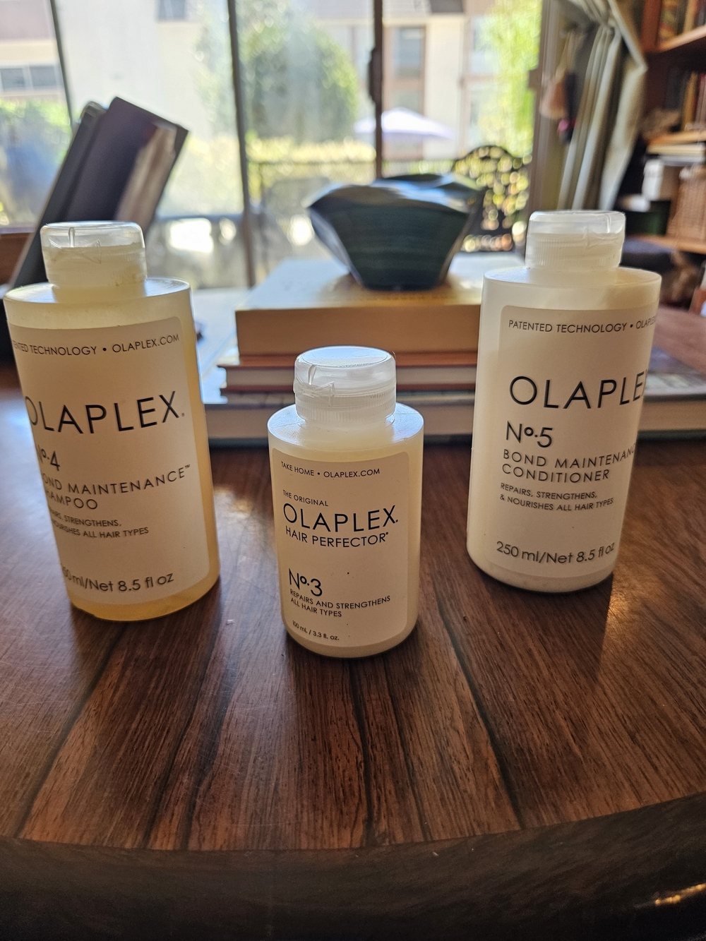OLAPLEX White & Black Labeled Hair Care Trio